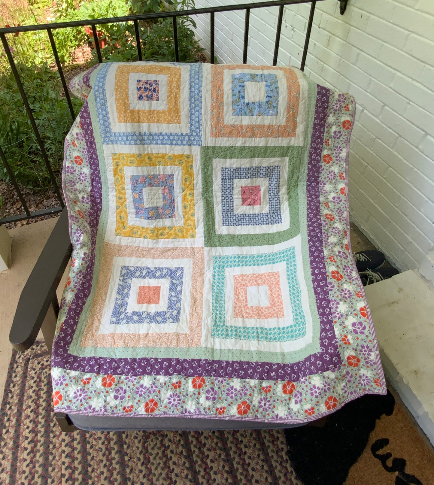'30s Courthouse Steps Quilt