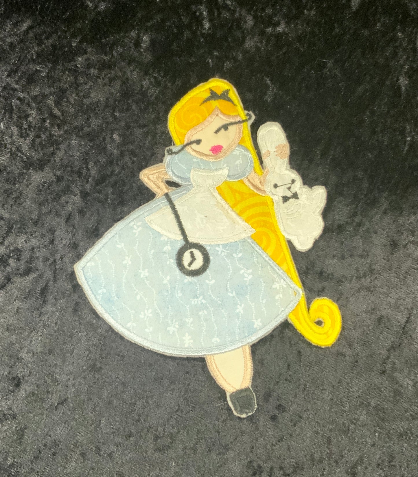 Alice in Wonderland Applique Patch