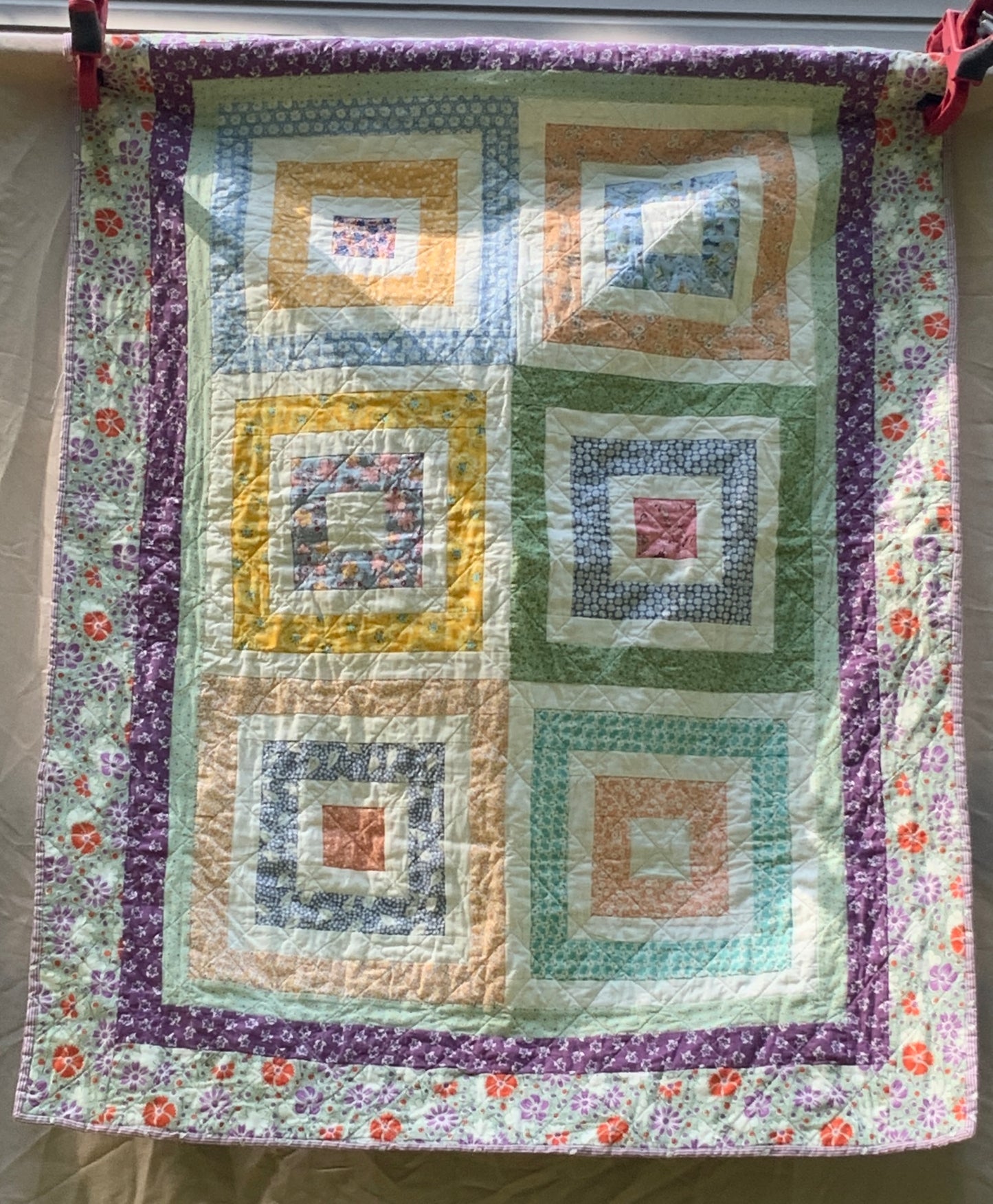 '30s Courthouse Steps Quilt