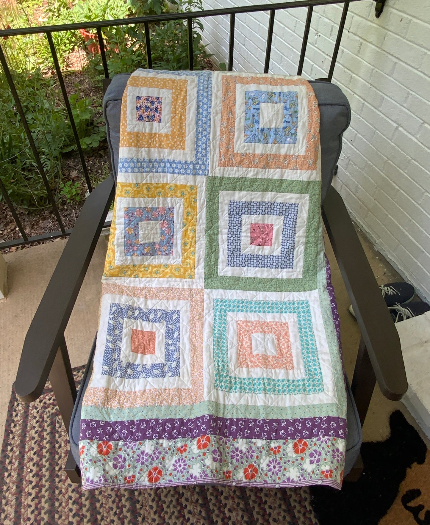 '30s Courthouse Steps Quilt